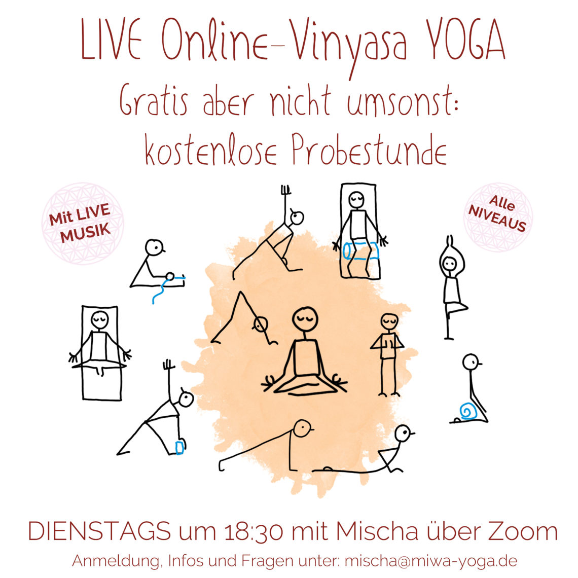 Gratis Vinyasa Yoga Stunde in Freiburg